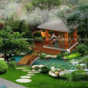 Dịch vụ thiết kế thi công sân vườn biệt thự