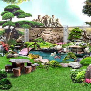 Thiết kế sân vườn đẹp đơn giản có lợi ích gì